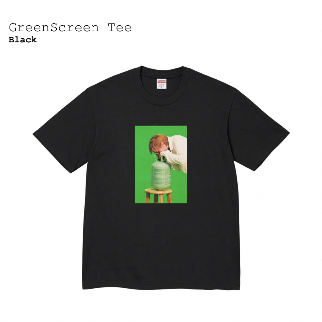 Supreme Green Screen Tee XL Black