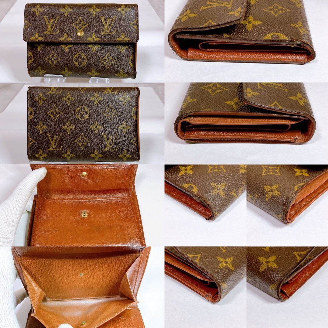 LOUIS VUITTON(ルイヴィトン)の451 ルイヴィトン モノグラム　二つ折り財布　長財布　財布 レディースのファッション小物(財布)の商品写真