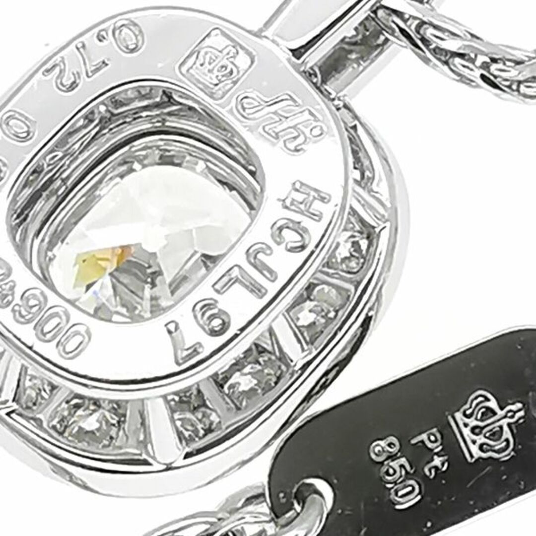 ロイヤルアッシャー Pt ダイヤ ネックレス 0.72ct D0.26ct 6