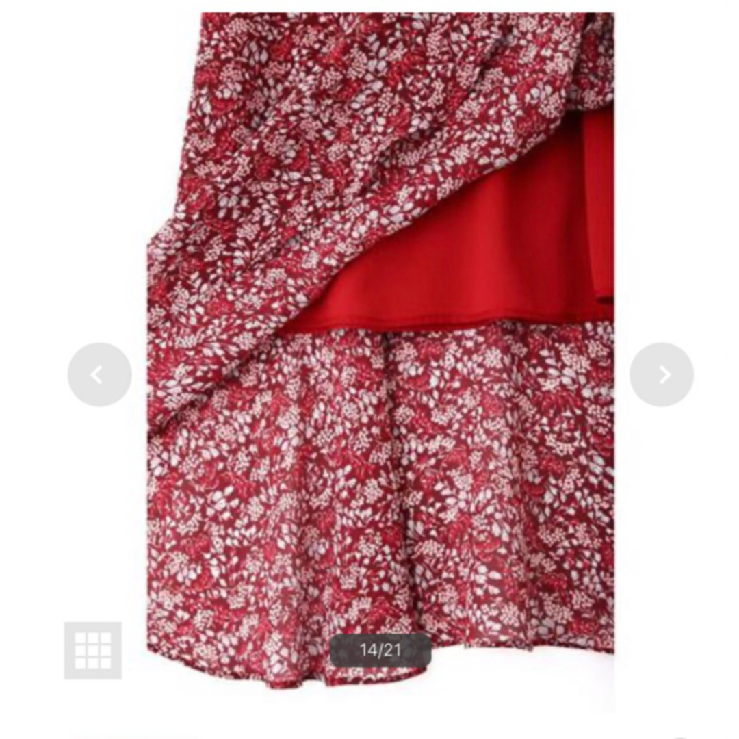 JILLSTUART(ジルスチュアート)の美品♡JILL♡ジルスチュアート♡ローラスモールフラワースカート レディースのスカート(ロングスカート)の商品写真