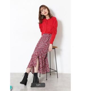 ジルスチュアート(JILLSTUART)の美品♡JILL♡ジルスチュアート♡ローラスモールフラワースカート(ロングスカート)