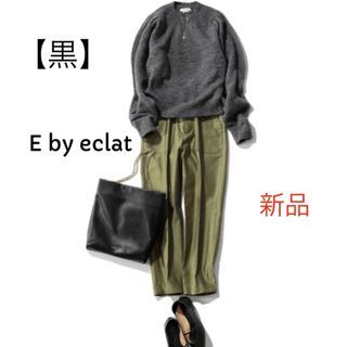 eclat - 新品 E by eclat 大人ベイカーパンツ ブラック LL 大きい