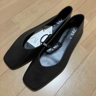 ザラ(ZARA)のZARA  フラットシューズ　40(バレエシューズ)