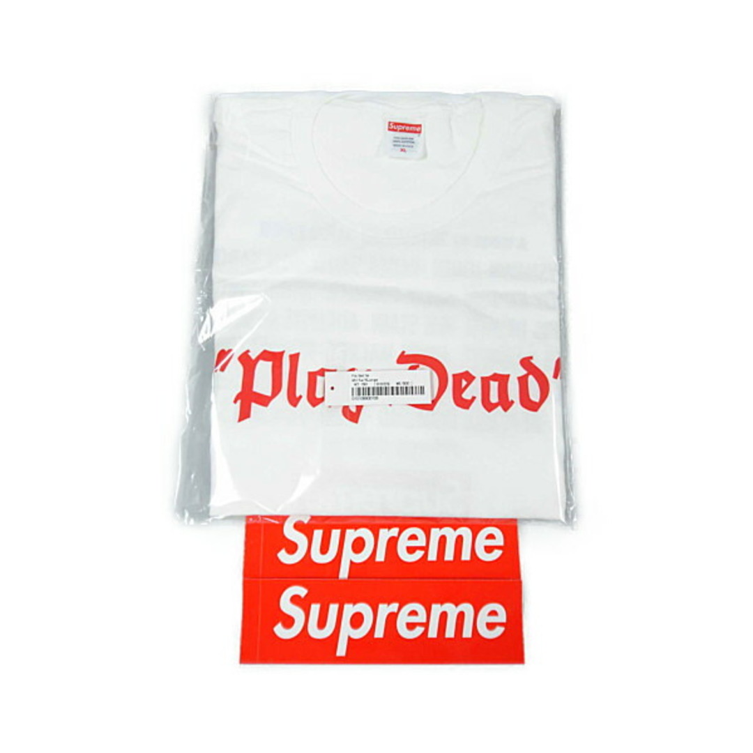 SUPREME シュプリーム 22AW Play Dead Tee 半袖Ｔシャツ ホワイト サイズXL 正規品 / 29552 | フリマアプリ ラクマ