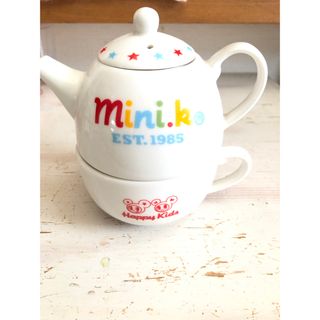 ミニケー(MINI-K)のミニケー　ポットアンドカップセット　レトロ(食器)