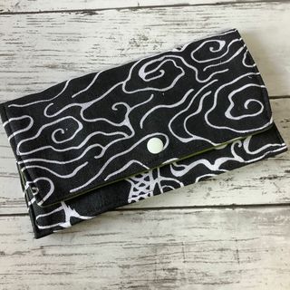 和柄薄型財布　ハンドメイド(財布)