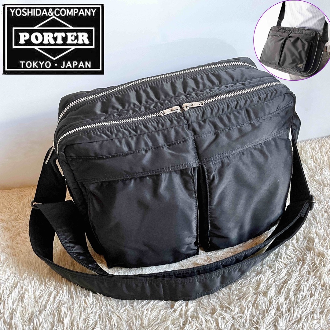 極美品 PORTER ポータータンカー ショルダーバッグ ナイロン LL 販売