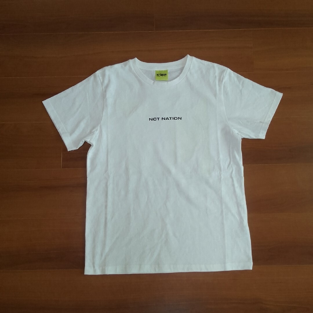 NCT(エヌシーティー)のNCT NATION　Tシャツ　ホワイト　Sサイズ エンタメ/ホビーのCD(K-POP/アジア)の商品写真