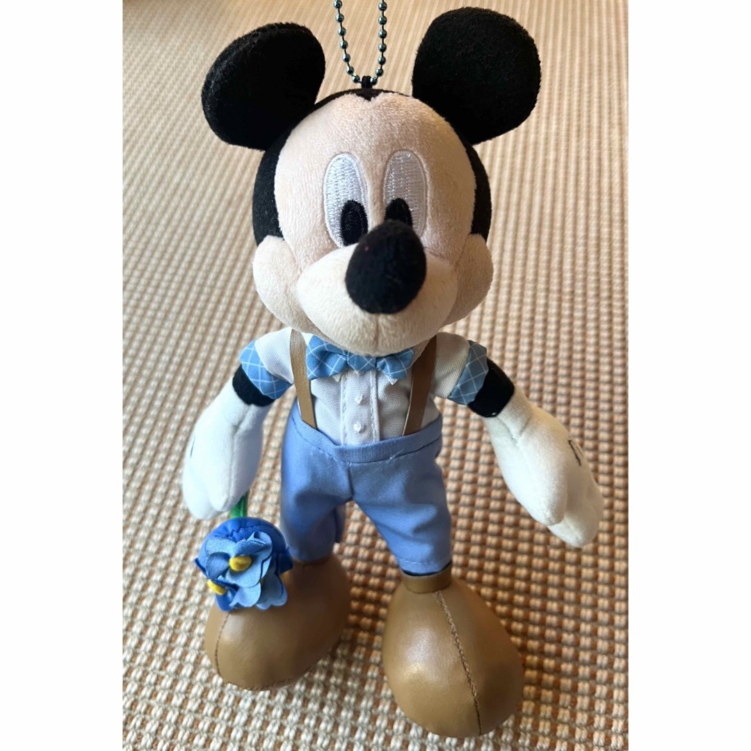 ミッキーマウス(ミッキーマウス)のミッキー ブルーエバーアフター ぬいぐるみバッジ エンタメ/ホビーのおもちゃ/ぬいぐるみ(ぬいぐるみ)の商品写真