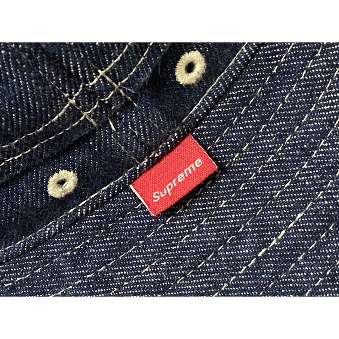 Supreme(シュプリーム)のSupreme/デニム/帽子/別注/ハット/ノースフェイス/限定/XL/キャンプ メンズの帽子(ハット)の商品写真