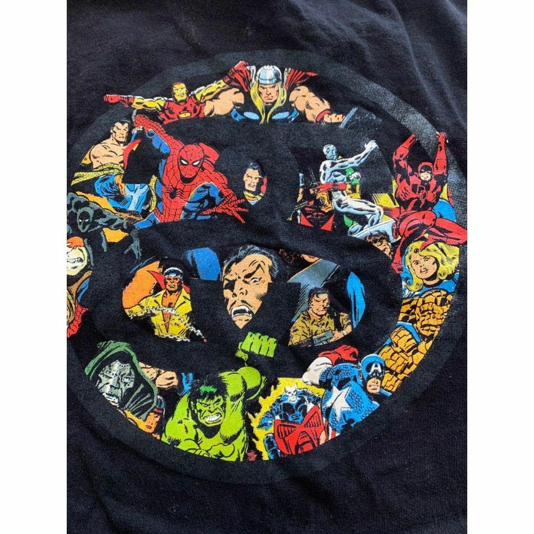 STUSSY ×MARVEL マーベル コラボ Tシャツ　L　ブラック