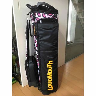 ラウドマウス(Loudmouth)の【値下】新品 LOUDMOUTH ラウドマウス キャディバッグ ピンクレオパード(バッグ)