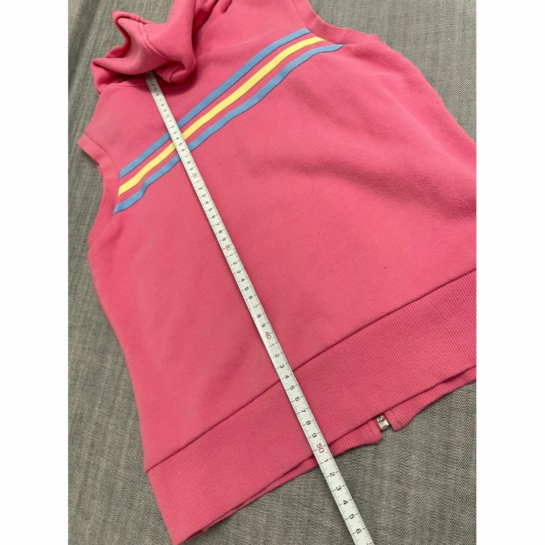 adidas(アディダス)の【adidas アディダス】ジップフードベスト　150cm　r26250 キッズ/ベビー/マタニティのキッズ服女の子用(90cm~)(ジャケット/上着)の商品写真