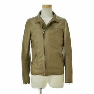 5351プールオム ラムレザーライダースjkt 50 定価100,000円 美品