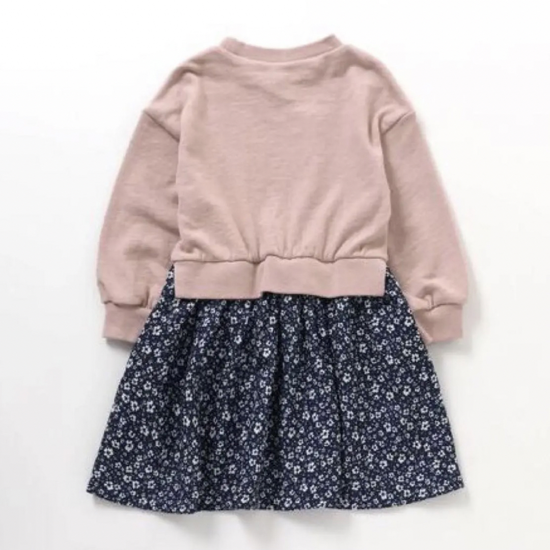 apres les cours(アプレレクール)のＦＩＬＡ　ドッキングワンピース キッズ/ベビー/マタニティのキッズ服女の子用(90cm~)(ワンピース)の商品写真