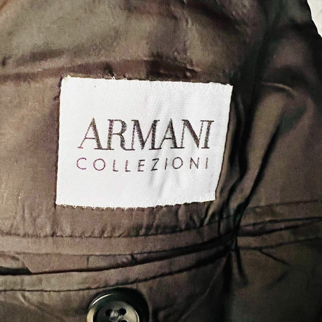 ✨超美品✨ARMANI COLLEZIONI☆スーツ☆ブラック☆Lサイズ☆