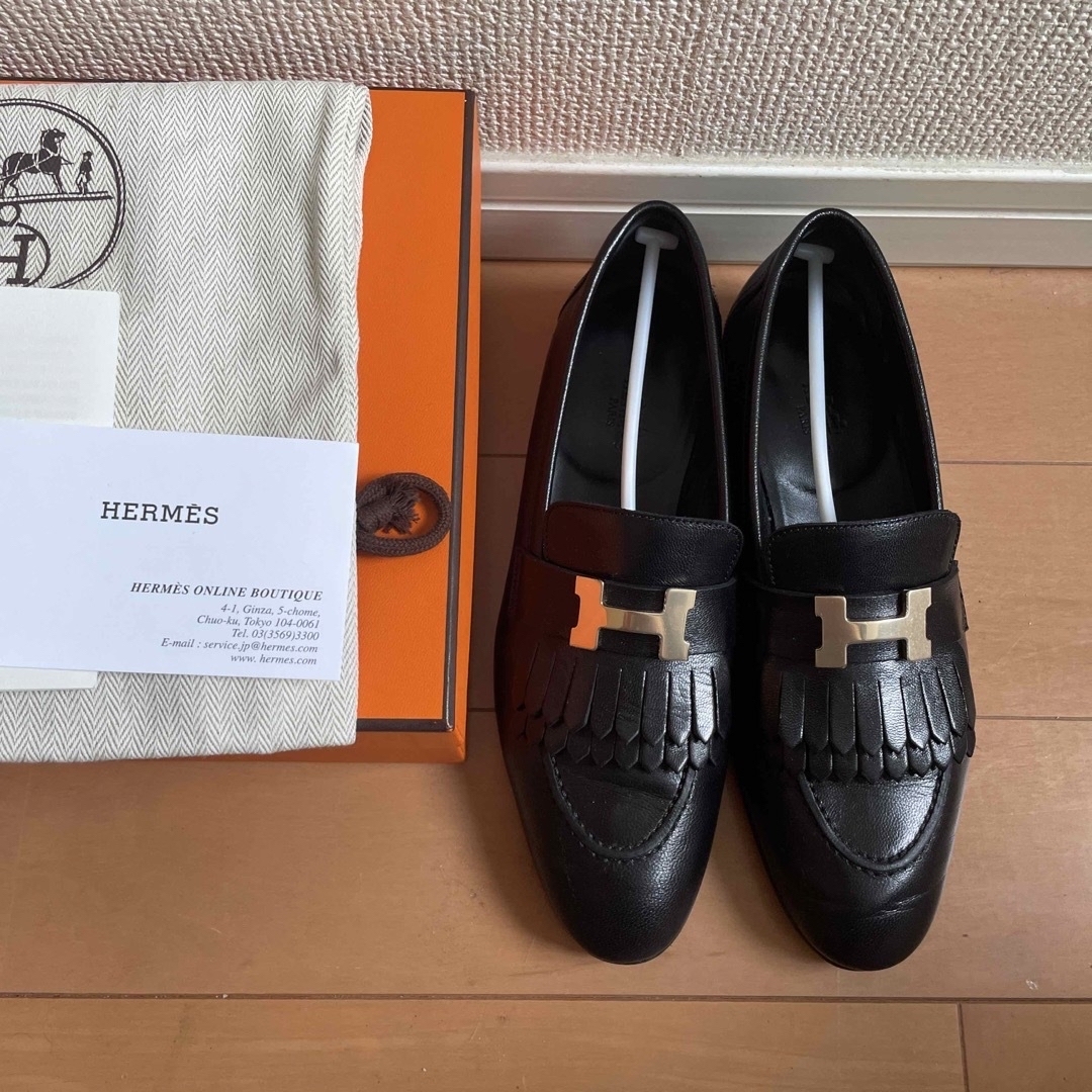 Hermes(エルメス)のbluemoon様　専用です。　エルメス　ロワイヤル　ローファー　38サイズ レディースの靴/シューズ(ローファー/革靴)の商品写真