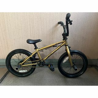 【中古】MOTEL WORKS DELITGHT 16インチ ゴールド BMX(自転車本体)