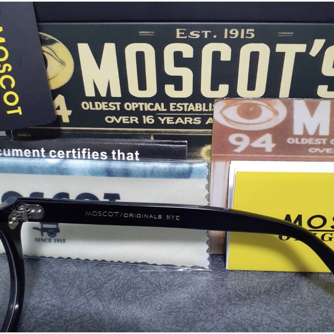MOSCOT(モスコット)のモスコットレムトッシュ 49 ブラック BLACK メンズのファッション小物(サングラス/メガネ)の商品写真