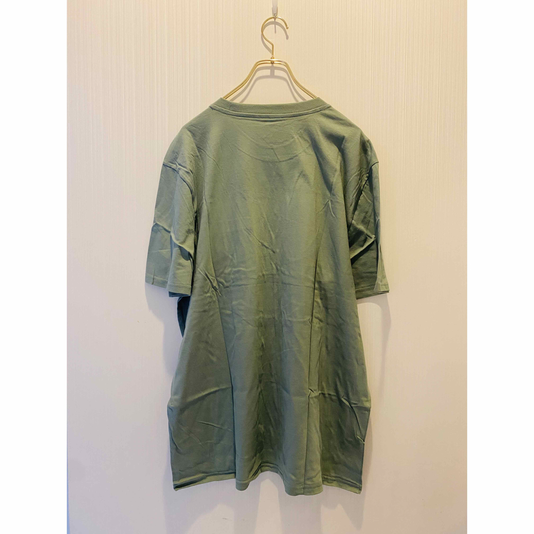 GAP(ギャップ)の新品　GAP オーガニックコットン　Tシャツ　メンズ　XL グリーン　半袖 メンズのトップス(Tシャツ/カットソー(半袖/袖なし))の商品写真