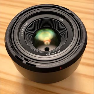 ソニー(SONY)の【ちょろ様専用】SONY 50mmf1.8 純正レンズ　箱無し(レンズ(単焦点))