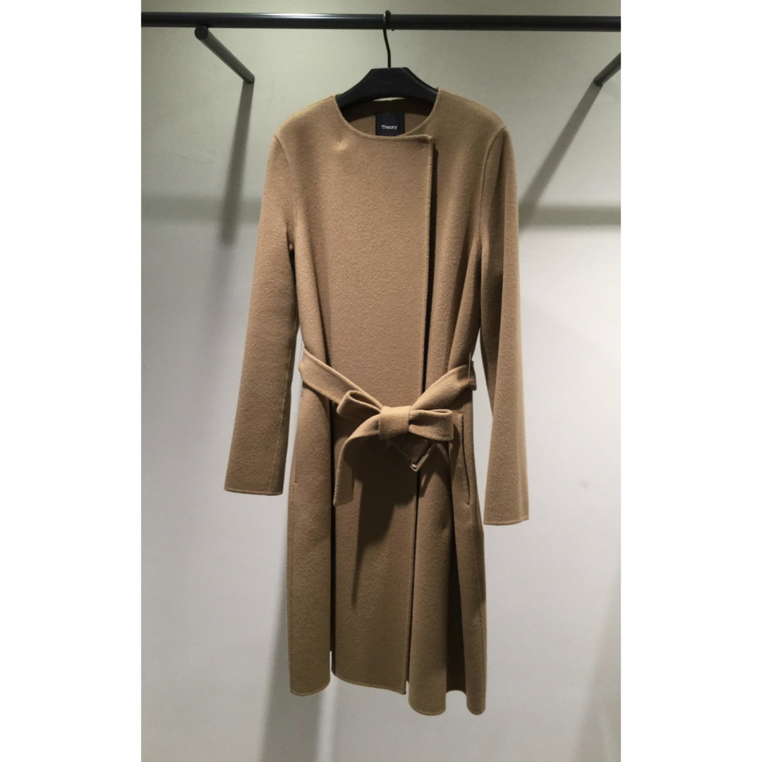 Theory 19aw ニットブルゾン カーキ系-
