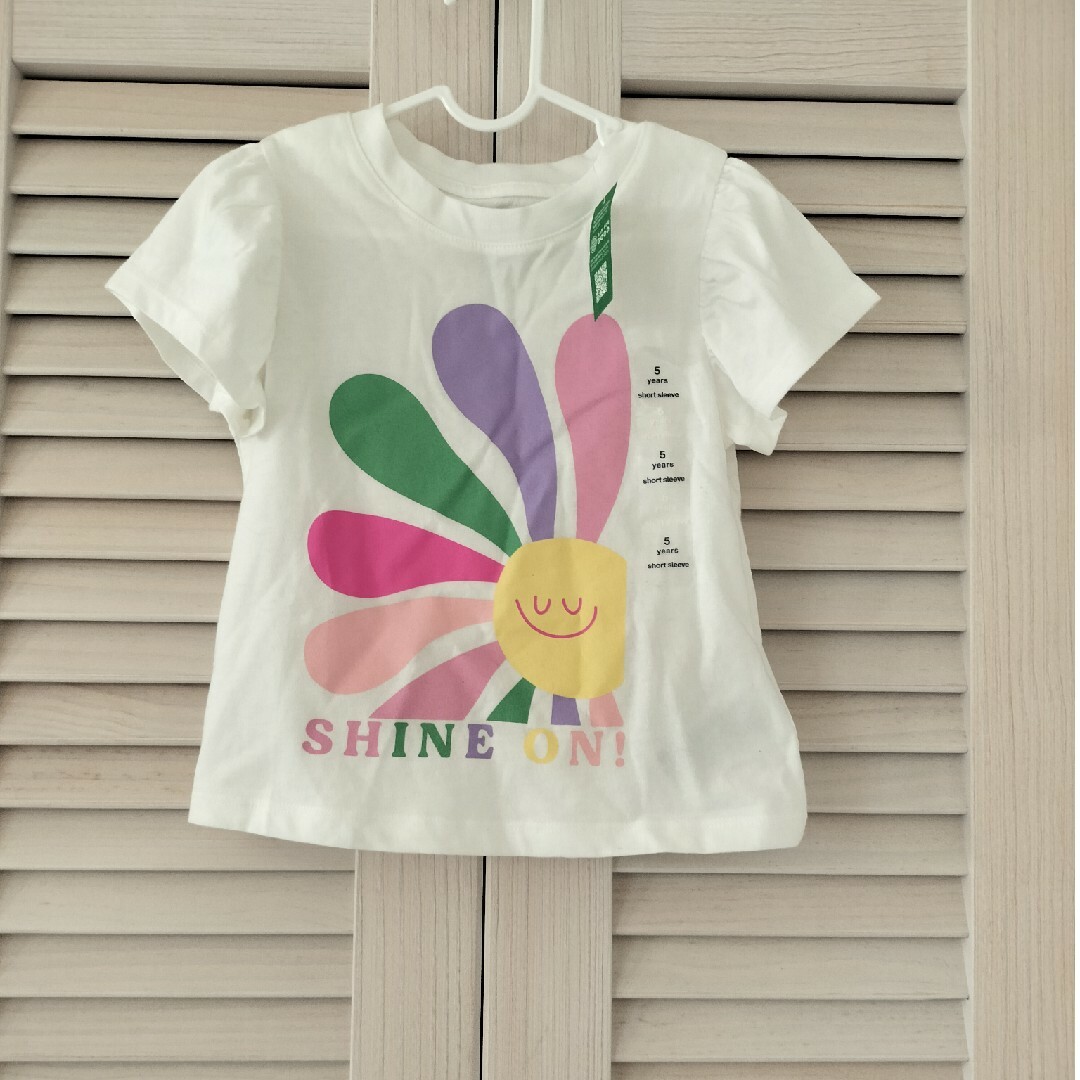 GAP(ギャップ)の新品 GAP 半袖 Tシャツ 110cm キッズ/ベビー/マタニティのキッズ服女の子用(90cm~)(Tシャツ/カットソー)の商品写真