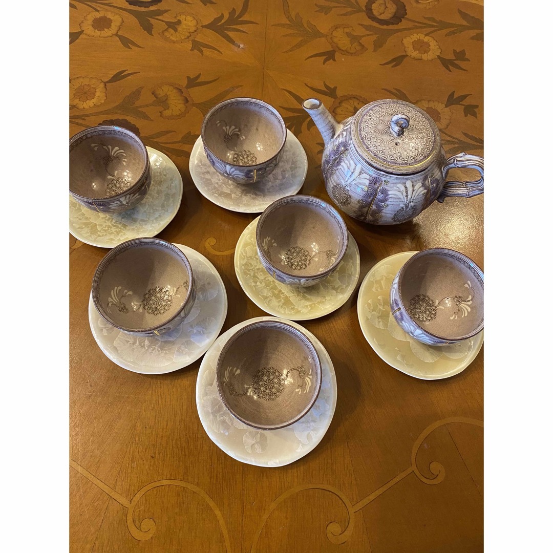 陶楽 清水焼 茶器 茶杯 茶托 セット 森里秀夫 朝日堂 食器