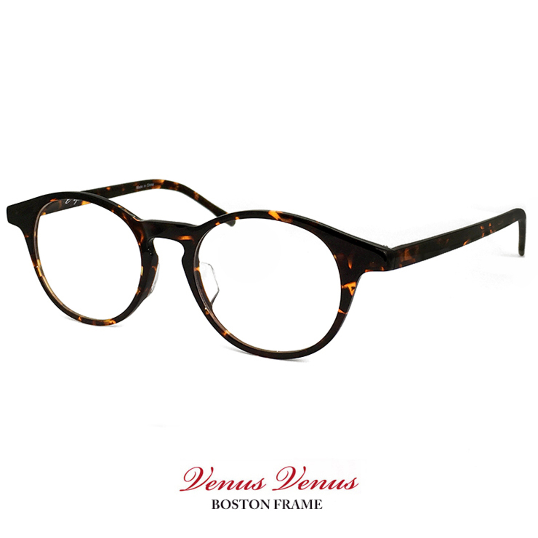 【新品】 レディース メガネ 1288-6-2 ボストン 型 丸眼鏡 丸メガネ おしゃれ 女性用 眼鏡 フレーム venus!venus!
