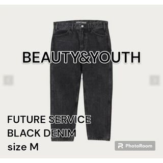 BEAUTY\u0026YOUTH FUTURE SERVICE BLACK DENIM