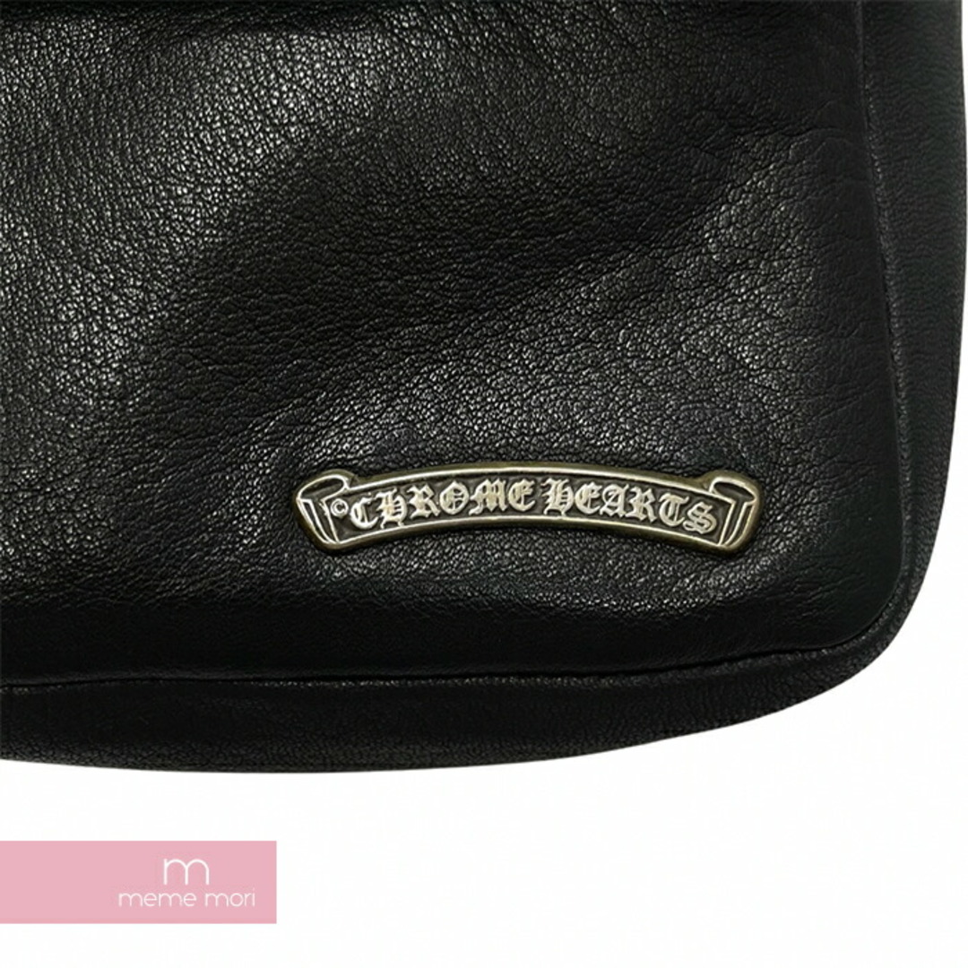 CHROME HEARTS NECK FRNT クロムハーツ ネックフロント シザーケース ポシェット ポーチ ショルダーバッグ クロスボールボタン カーキ【230623】【新古品】【me04】