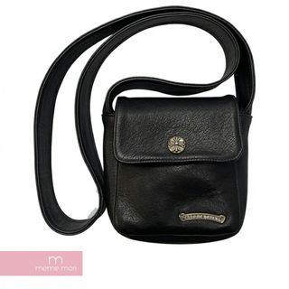 CHROME HEARTS Mini Shoulder Bag クロムハーツ ミニショルダーバッグ レザー クロスボールボタン ダガージップ 鞄 ブラック【230917】【-A】【me04】