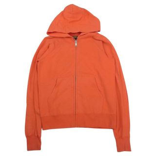 テンダーロイン(TENDERLOIN)のTENDERLOIN テンダーロイン ZIP PARKA 無地 ジップ アップ スウェット パーカー オレンジ系【中古】(パーカー)