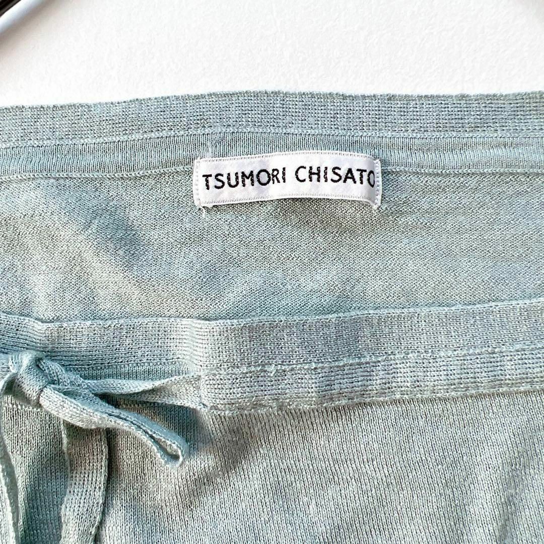 ツモリチサト TSUMORI CHISATO シルク・ウール ポンチョニット 2