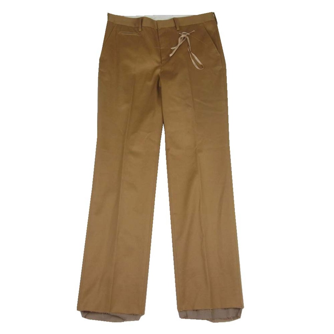 約82cm股上ミドリカワ Midorikawa 19AW MID19AW-P01A Cotton Chino Slacks パンツ ライトブラウン系 M【新古品】【未使用】