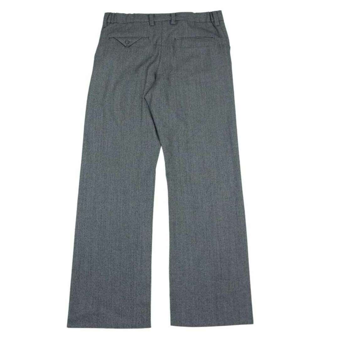 SUNSEA(サンシー)のSUNSEA サンシー 19AW 19A40 N.M BRUSHED TEKETEKE PANTS ウール スラックス ブラック系 ホワイト系 2【新古品】【未使用】【中古】 メンズのパンツ(その他)の商品写真