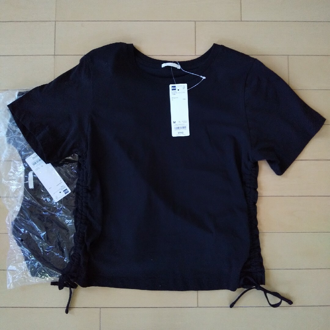 GU(ジーユー)のGU　新品　タグ付き　USED　MIX　トップス　5点セット レディースのトップス(Tシャツ(半袖/袖なし))の商品写真