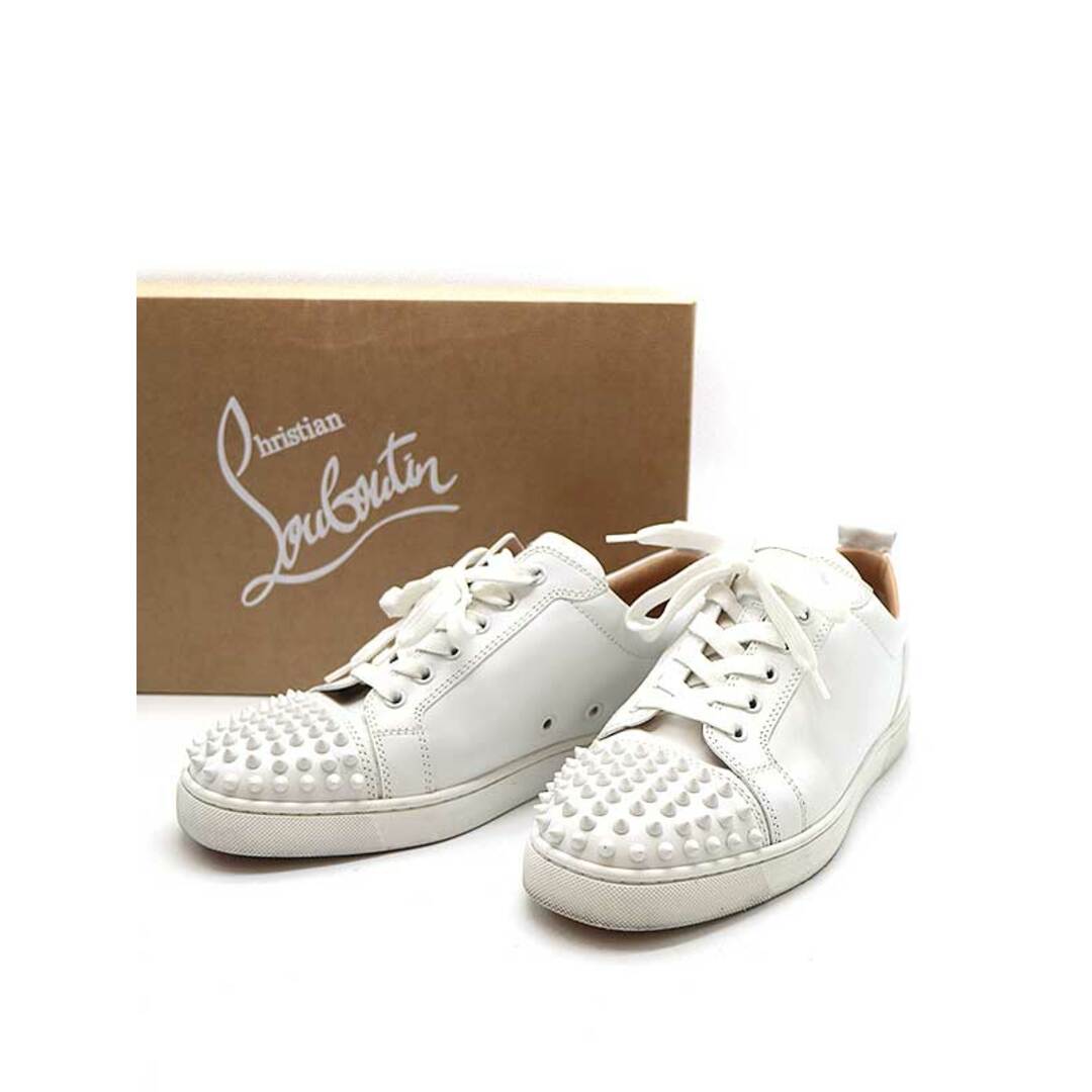 【新品】Christian Louboutin スタッズスニーカー ホワイト