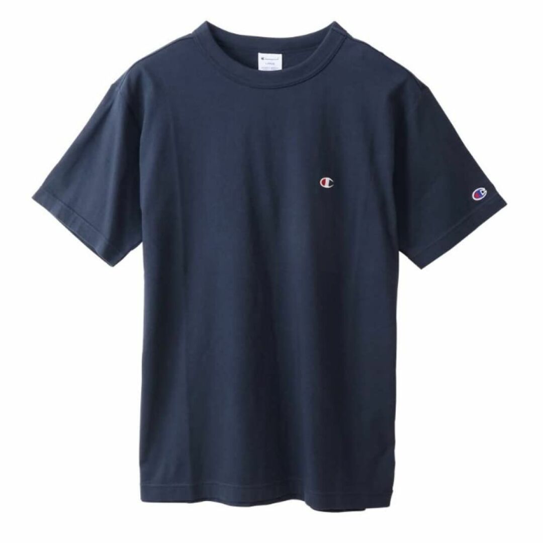 [チャンピオン] Tシャツ 半袖 綿100% 定番 ワンポイントロゴ刺繍 ショー