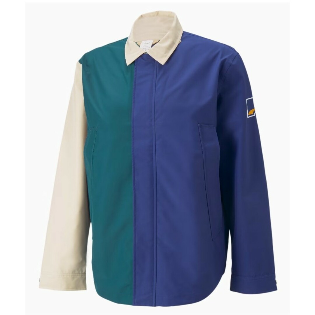 PUMA(プーマ)のプーマ アップタウン ジャケット撥水 535806 L 緑 定価27500 メンズのジャケット/アウター(ダウンジャケット)の商品写真