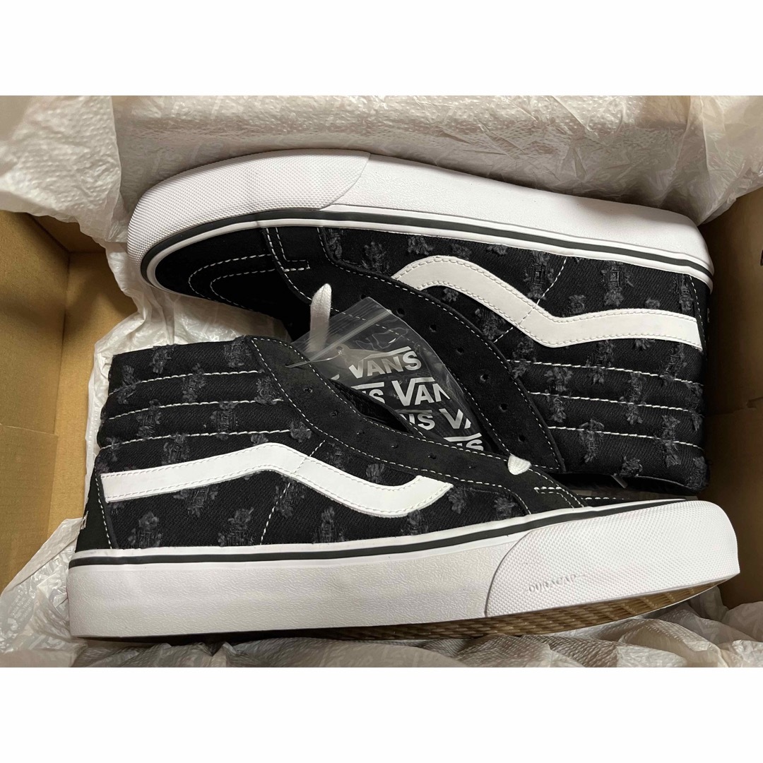 Supreme VANS Sk8-Hi Hole Punch Denim 黒39s