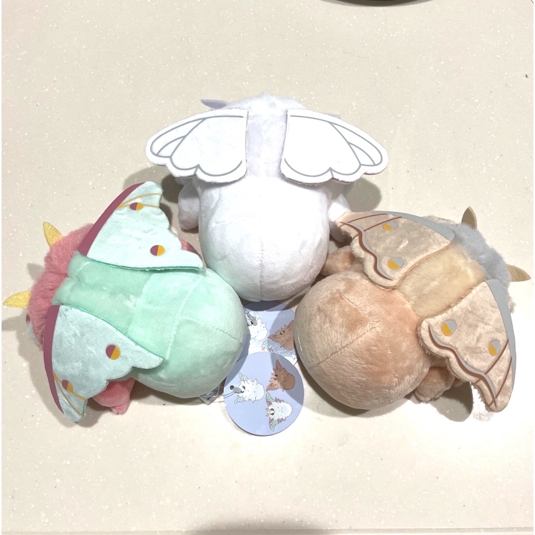 TAITO - モスのいる日常 ぬいぐるみ 全3種 カイコ系 ヤママユガ TAITO - モスのいる日常 ぬいぐるみ 全3種 カイコ系 ヤママユガ