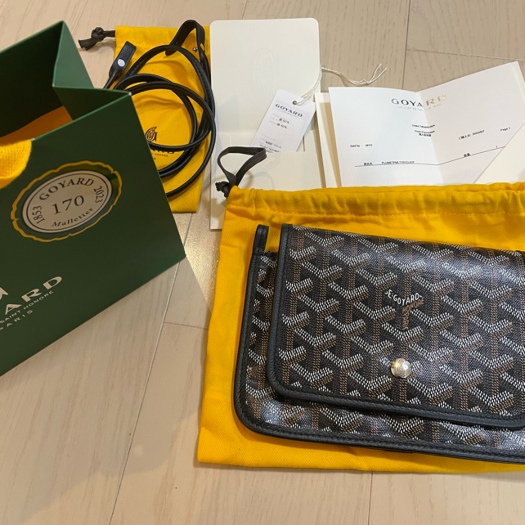 GOYARD(ゴヤール)のゴヤール　プリュメ　黒 メンズのバッグ(ショルダーバッグ)の商品写真