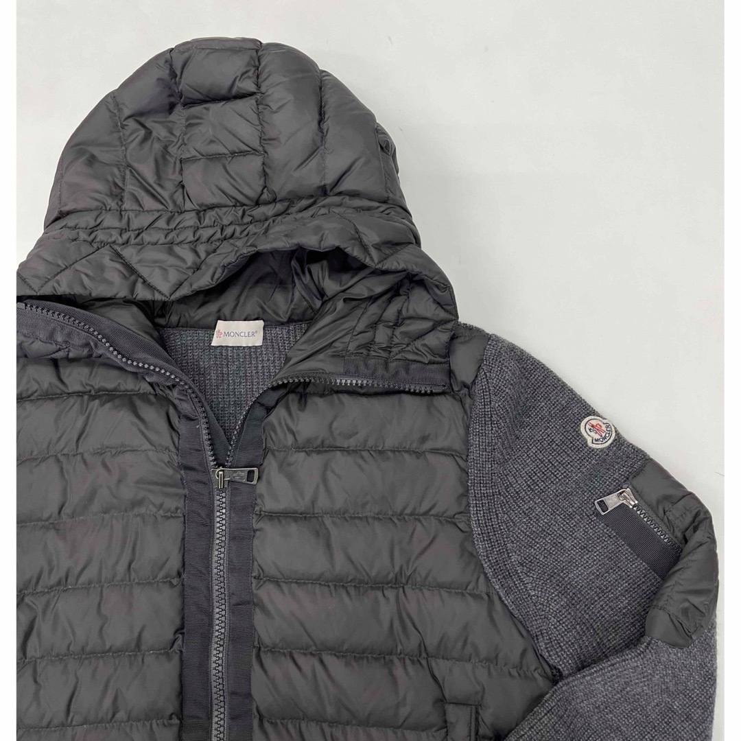 MONCLER(モンクレール)の超美品 モンクレール ニット ダウン サイズM メンズのジャケット/アウター(ダウンジャケット)の商品写真