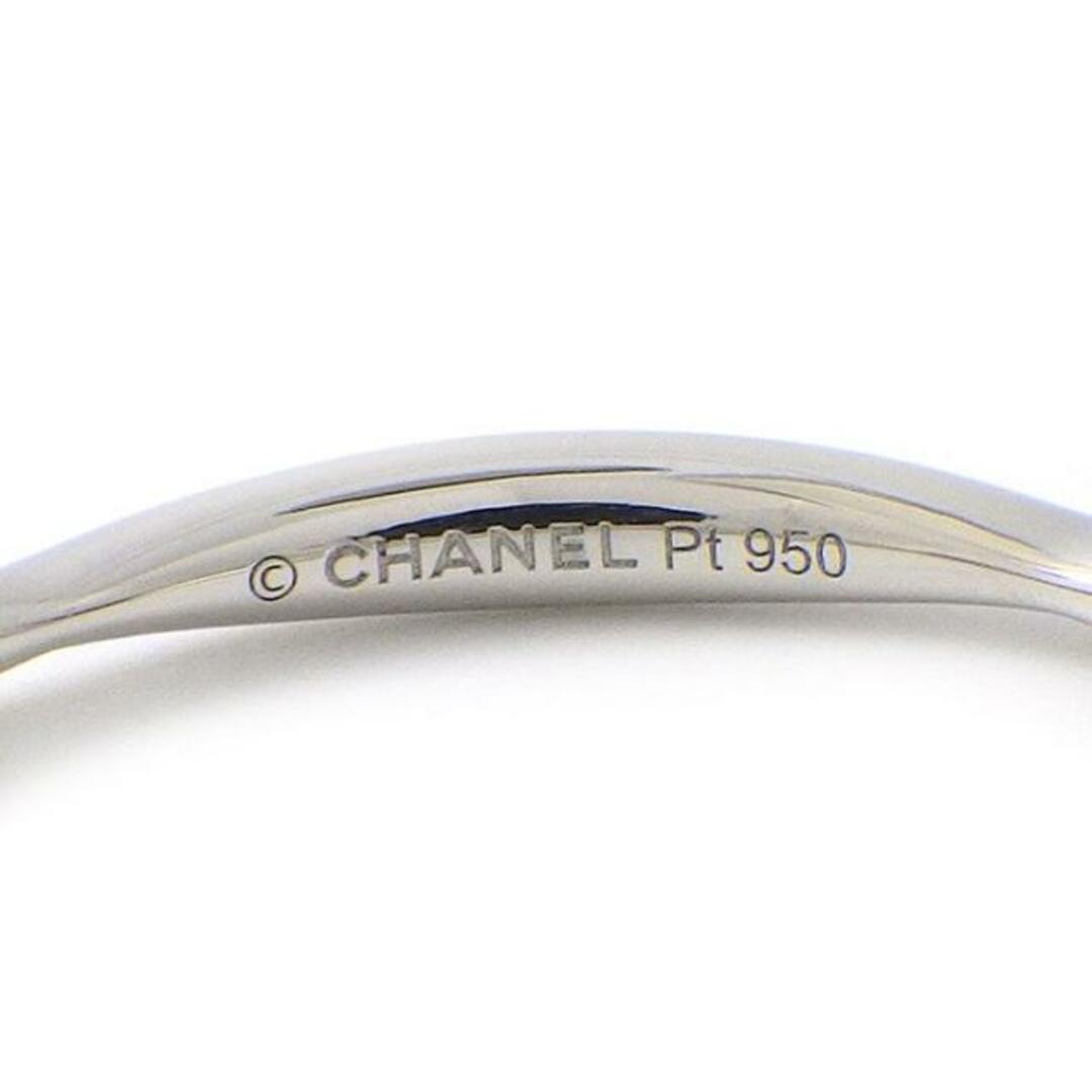 シャネル CHANEL リング カメリア コレクション フル エタニティ J10668 ダイヤモンド 計0.23ct PT950 14号 / #55