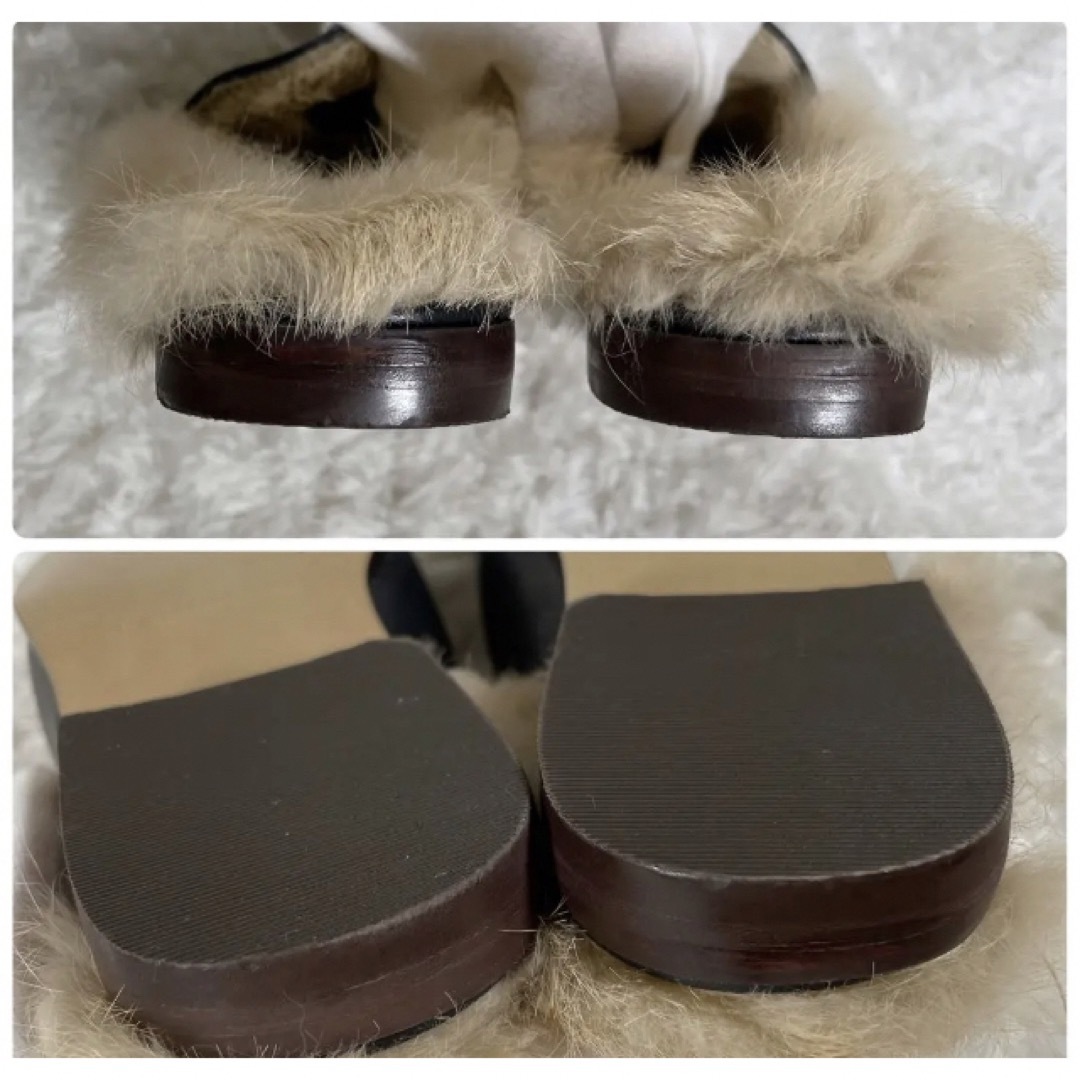 CAMINANDO(カミナンド)の未使用カミナンドCAMINANDO BIT FUR サイズ724cmローファー レディースの靴/シューズ(ローファー/革靴)の商品写真