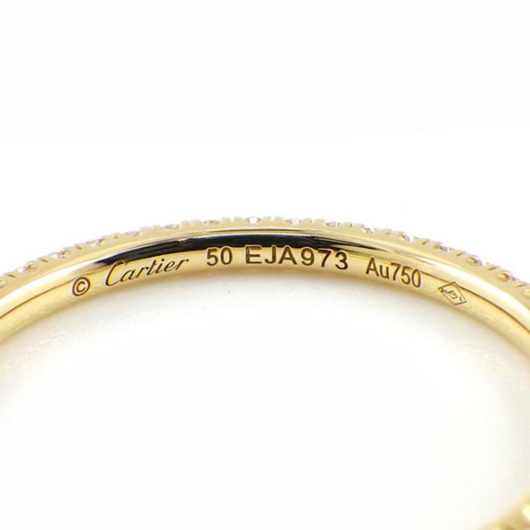 Cartier(カルティエ)のカルティエ Cartier リング エタンセル ドゥ カルティエ ウェディング B4212050 フル サークル エタニティ 49ポイント ダイヤモンド 計0.22ct K18YG 9.5号 / #50 【中古】 レディースのアクセサリー(リング(指輪))の商品写真