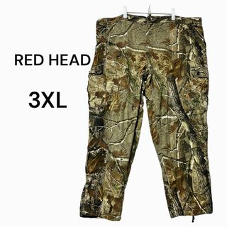 リアルツリーカモ　カーゴパンツ　古着　3XL レッドヘッド　RedHead(ワークパンツ/カーゴパンツ)