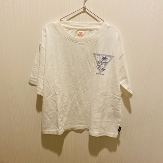 ロキシー(Roxy)の新品　ロキシー　キッズ　Tシャツ　130cm  白　ユニセックス　綿　100%(Tシャツ/カットソー)