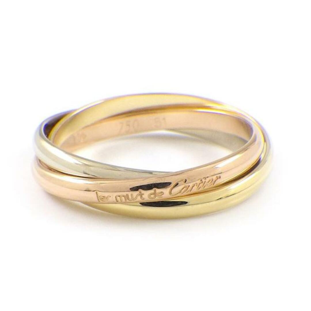 カルティエ Cartier リング トリニティ XS スリーカラー K18PG K18WG K18YG 11号 / #51 【中古】 | フリマアプリ ラクマ カルティエ Cartier リング トリニティ スリーカラー K18PG K18WG K18YG 11号 / #51